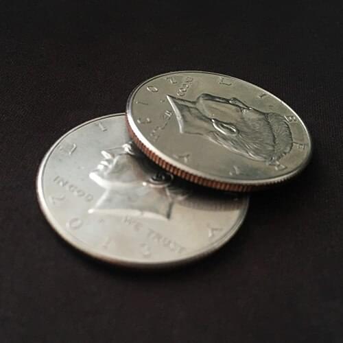 1pc Double Side Coin (Both Side in Eagle or Head,Made By Real Half Dollar Coin)Magic tricks Close Up Gimmick Props Magicians