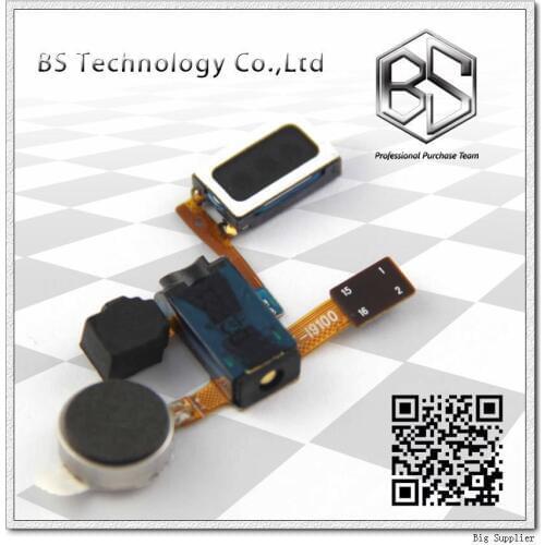10pcs/lot Original Earphone Earpiece Mic Ear Speaker Audio Jack Vibrator Flex for Samsung i9100 S2 S II