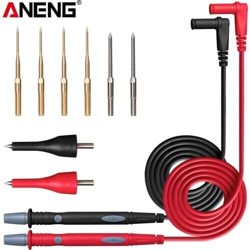 1000V 20A Multimeter Needle Point Probe Test Leads Pin Tip Wire Pen Cable Line for ANENG Digital Multimeters