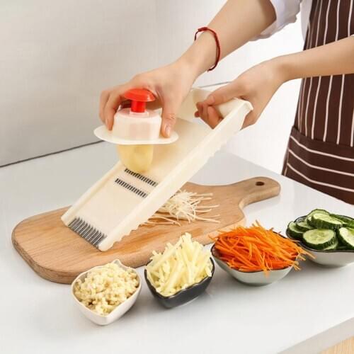 11Pcs Manual Vegetable Slicer Cutter Potato Peeler Onion Grater Kitchen Tool Professional Grater Blades Slicing Thicknesses