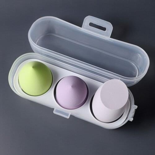 3pcs Makeup Sponge Powder Puff Dry and Wet Combined Beauty Cosmetic Ball Foundation Powder Puff Bevel Cut Make Up Sponge Tools