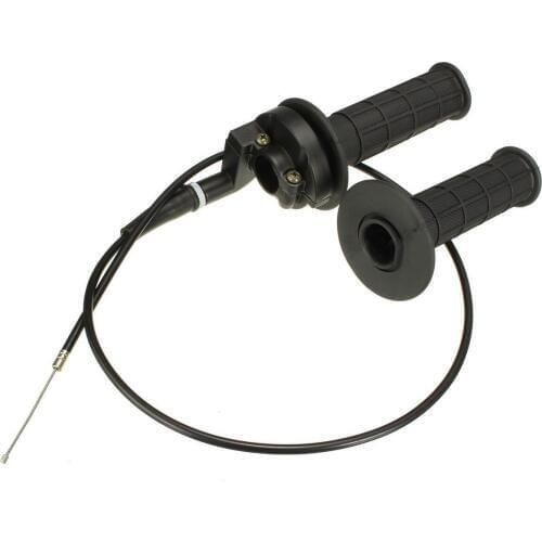 7/8'' Quick Action Twist Throttle Hand Grip & Cable ATV Quad Pit Dirt Bike 110cc
