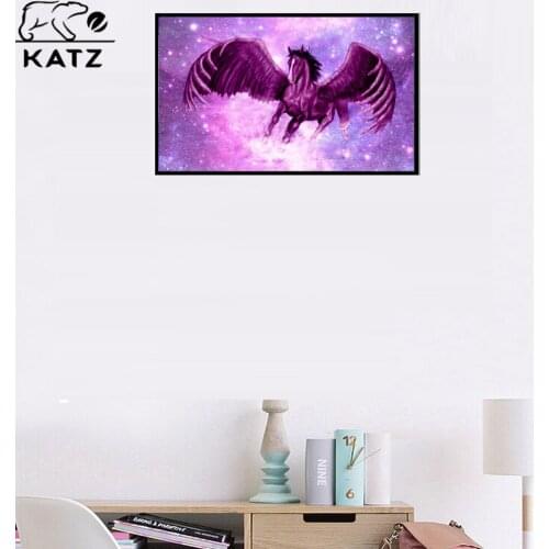 Pegasus Diamond Painting Animal Embroidery Crossing Diy Interstellar Landscape Mosaic Cross Stitch Home Decoration