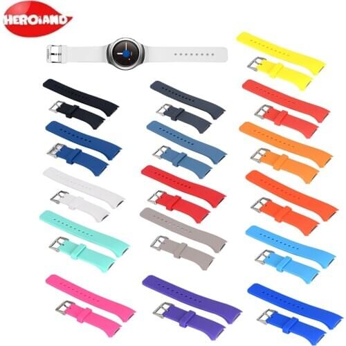 Bracelet For Samsung Gear S2 Sport R720 Band Silicone Strap For Samsung Gear S2 R720 Sport Smart Watch Replacement Accessory