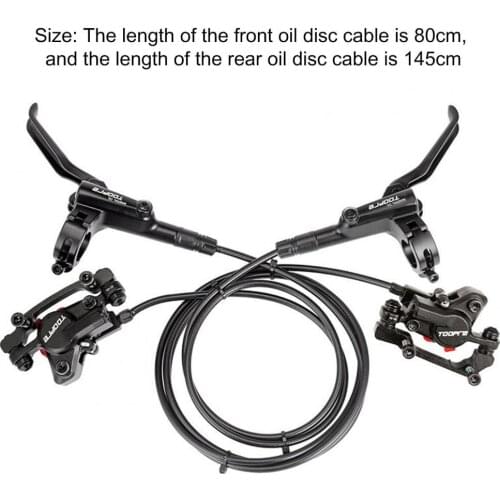 Mountain bike hydraulic disc type paired powerfully sealed 6061 aluminum alloy bicycle hydraulic brake frenos hidráulicos mtb