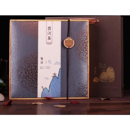 Creative Storage Box Vintage Decoration Crafts Chinese Kung Fu Tea Set Accessories Puer Tea Boxes Caddies Gift Pack Box Teaware