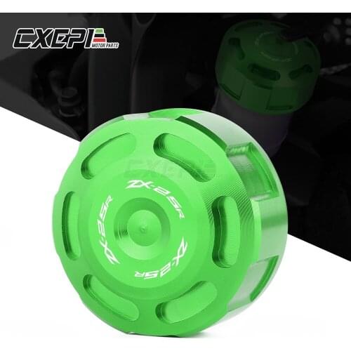 Motorcycle Rear Fluid Reservoir Cover Cylinder Reservoir Brake Cap For Kawasaki NINJA ZX-25R ZX25R 2020 2021