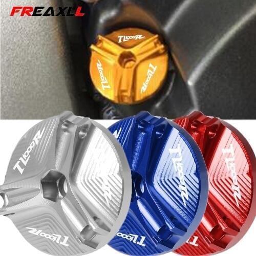 Motorcycle Engine Oil Drain Plug Sump Nut Cup Oil Fill Cap Cover FOR SUZUKI TL1000R 1998 -2004 2003 2002 2001 2000 1999 TL 1000R