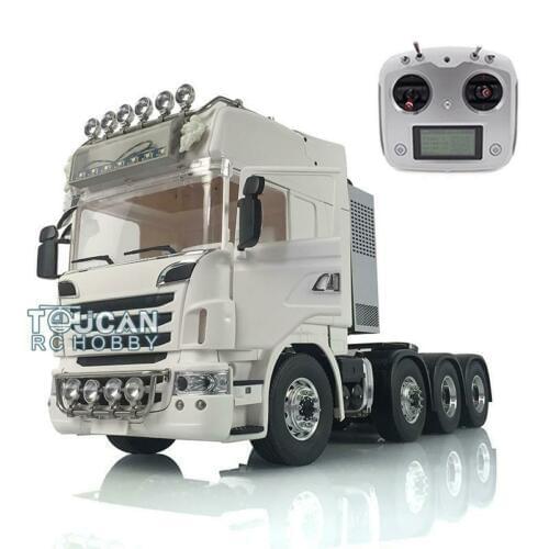 1/14 LESU Metal Sca 8*8 Chassis Radio Rack Hercul R730 Cabin Tractor Truck THZH0888-SMT4