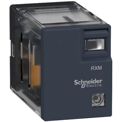 RXM4LB1F7 Miniature plug-in relay - Harmony RXM2L - 4 C/O - 120 V AC - 3 A - without LED