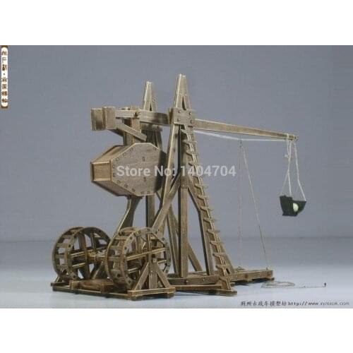 The Age of empires model kits mangonel Trebuchet(Front rotary wheel) Model Include English instruction