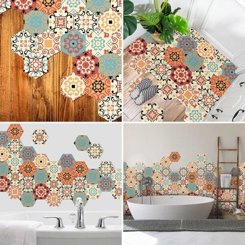 DIY Parquet Kitchen Renovation Stickers Waterproof Non-slip Floor Stickers Wear-resistant Self-adhesive Tile Stickers
