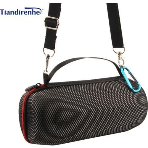 Newest Grid Case for JBL Charge 3 Carry Pouch Bag Cover Case for JBL Bluetooth Speaker Zipper Travel Protective Shoulder Box