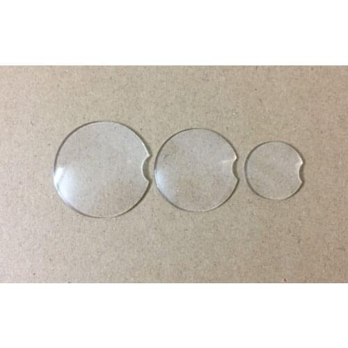 Single Dome Convex Transparent Mineral Glass for Blue Baloon