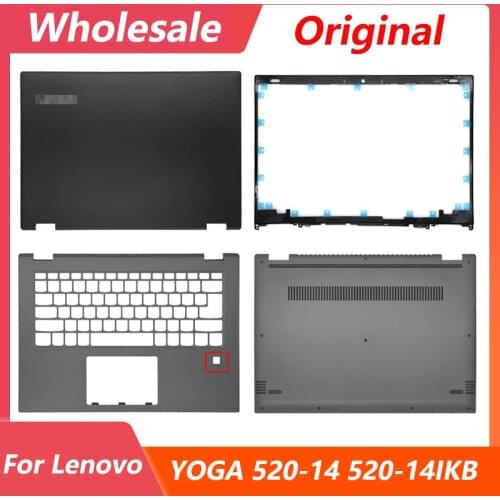 NEW For Lenovo Yoga 520-14 520-14IKB FLEX 5-14 LCD Back Cover/Front Bezel/Palmrest/Bottom Case Laptop Housing Cover Case Gray