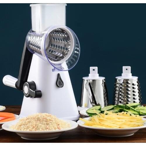 Vegetable Cutter Round Slicer Graters Potato Carrot Cheese Shredder Food Processor Vegetable Chopper Kitchen Roller Gadgets Tool