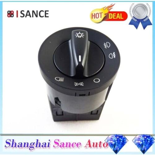 ISANCE Headlight Switch Control 1C0941531A For VW Golf / Jetta / Bora Mk4 Passat B5 Polo 9N / 9N3 Lupo New Beetle Sharan