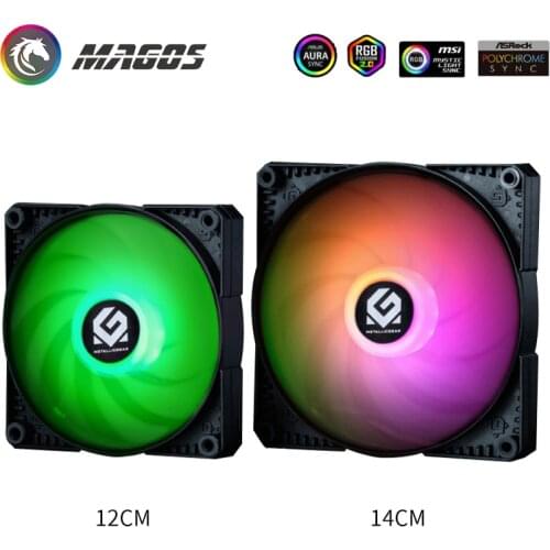 Phanteks 120 /140 SK PWM FAN D-RGB, Universal Computer Chassis Radiator Fans 120mm/140mm, M/B 5V ARGB SYNC