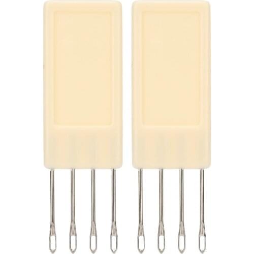 2Pcs Knitting Machine Transfer Comb 4 Needles for Brother KH260 KH230 KH270 SK151 SK155 Sewing Supplies