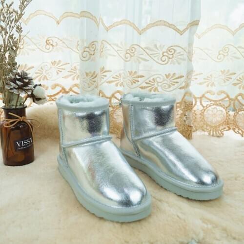 2020 high quality Australian brand winter ladies snow boots cow two-layer leather ankle boots women classic large size 35-44