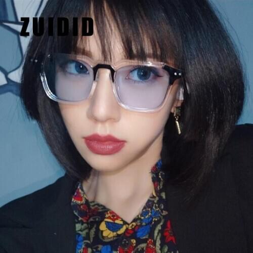 ZUIDID Womens Sunglasses Ladies Fashion Orange Blue Square Ocean Film Sun Glasses Vintage Female Eyeglasses UV400 Shades Oculos