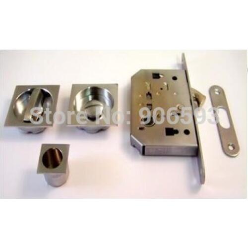 2sets free shipping Modern square shape sliding door lock,hook lock,locks for sliding doors