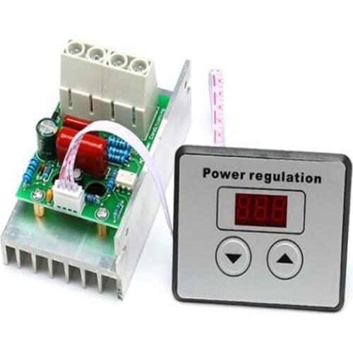 AC 220V Power 4000W 5000W 10000W SCR Voltage Speed Regulator 220V LED Dimmer 220 V Volt Motor Speed Controller Dimmer Thermostat