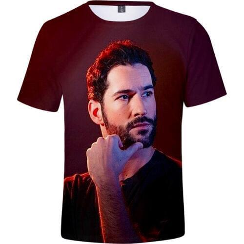 Aikooki Hot Sale Lucifer 3D T Shirt Men/Women Summer Fashion Casual Personality Hip Hop T shirt 3D Print Lucifer T-shirts Top