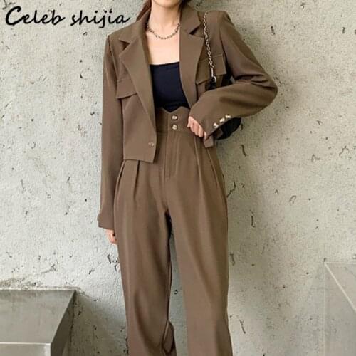 CELEB SHIJIA Women's Trouser Suits Two