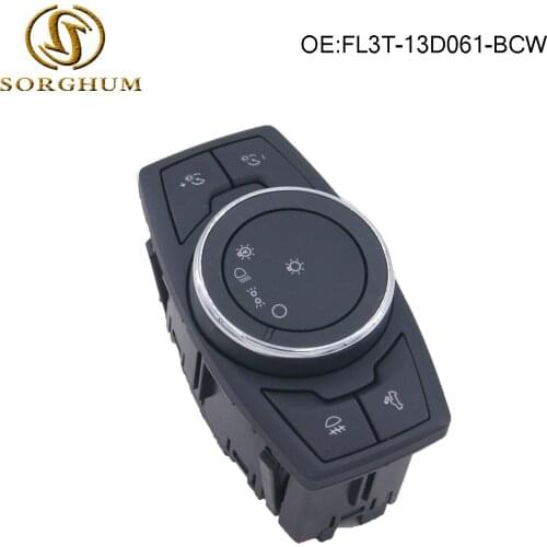 Headlight Headlamp Control Switch For Ford F-150 2015-2019 FL3T-13D061-BCW FL3T13D061BCW