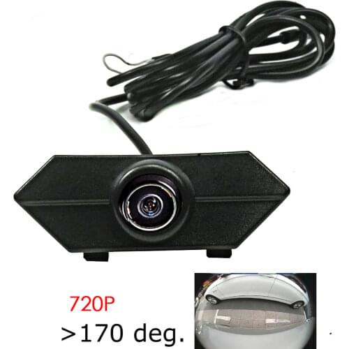 180deg ccd car front grille emblem camera for Mazda CX-5 2013 2014 front camera night vision AHD CVBS