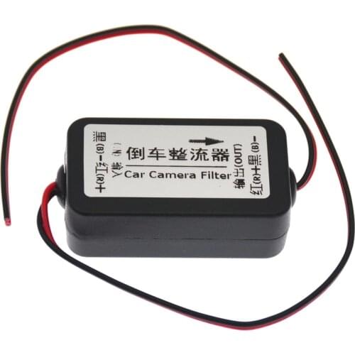 DC12V Car Truck Backup Rear View Camera Power Relay Filter Capacitor for Cars