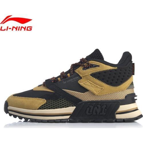 Li-Ning Men 001 T1000 WINTER Stylish Lifestyle Shoes Retro LiNing Support Sport Shoes Wearable Sneakers AGLP079 SOND19