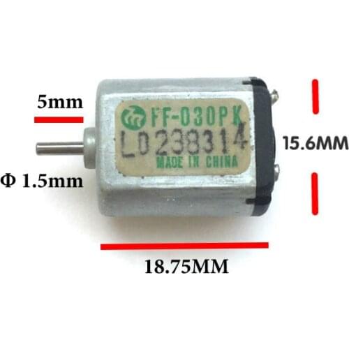 Mabuchi FF-030PK Motor DC 3V 6V Micro 030 DC Motor for Electronic Door Lock Car