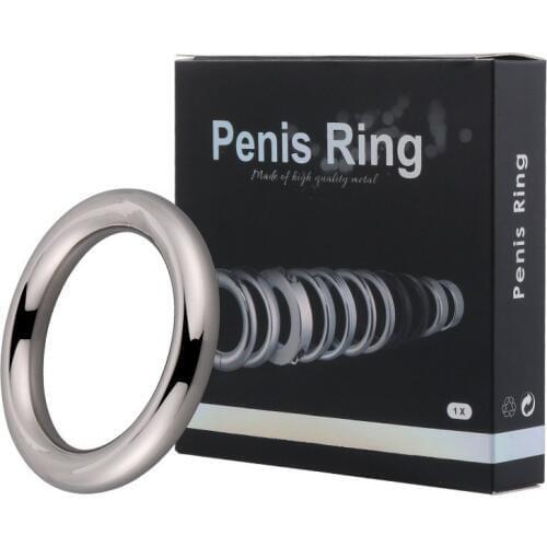 Stainless Steel Chastity Cage Penis Ring Pene Lock Sperm Cock Ring Delay Male Cocking Ring Penis Extender Sex Adult Toys For Men