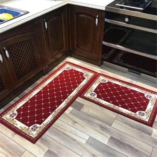 Beibehang Customized new minimalist modern style kitchen carpet Waterproof non-slip carpet floor mat high-grade kitchen carpet
