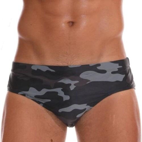 Swimwear with Pad Push Up Mens Beach Bikini Swim Briefs Quick Dry Sexy Man Sport Swimming Bathing Surfing mayo Sunga Swimsuit