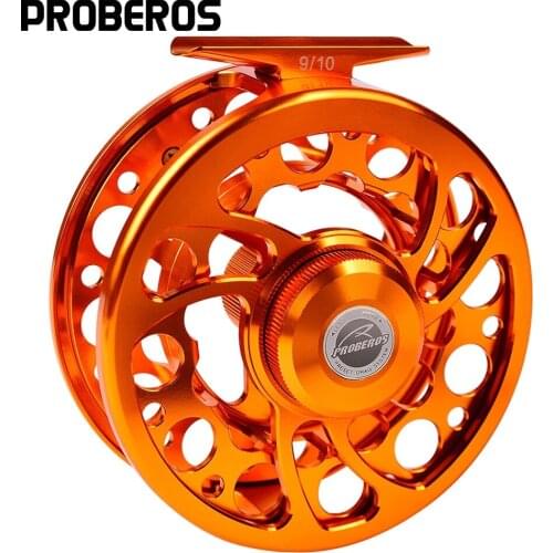 PRO BEROS Fly Fishing Reel 5/7-7/9-9/10 WT Aluminum Alloy Fly Wheel CNC Machine Left&Right Handle Casting Fishing Tackle Peche