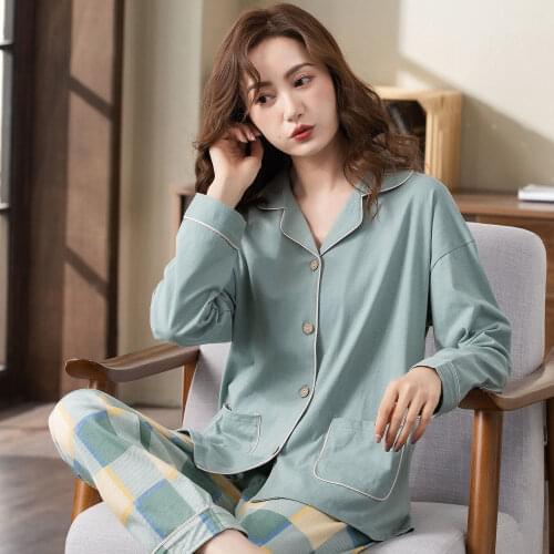 SOUGEN Women's Knitted Pajamas