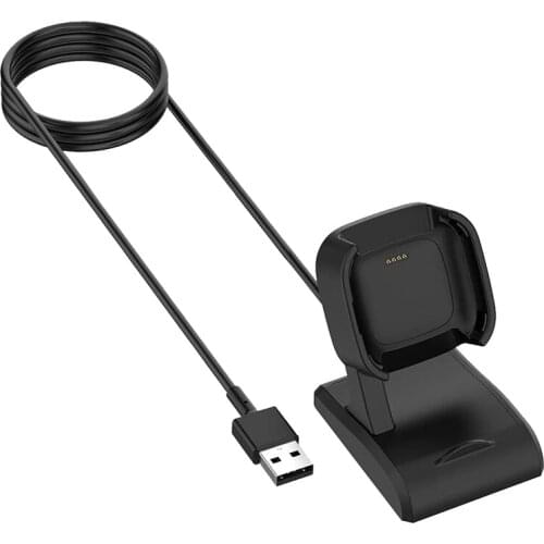 Compatible for Fitbit Versa 2 / Lite Smart Watch USB Charging Cable Station Stand