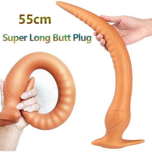 55cm Super Long Anal Dildo Big Butt Plug Anal Dilator G spot Stimulator Adult Masturbator Sex Toys For Man Woman Erotic Products