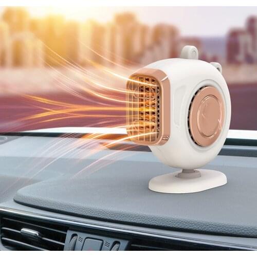 Mini Warm Heater Fan 12V 24V 360 Rotation Auto Car Natural Car Air Heating Electric Portable Winter Best Gift High Quality QN23