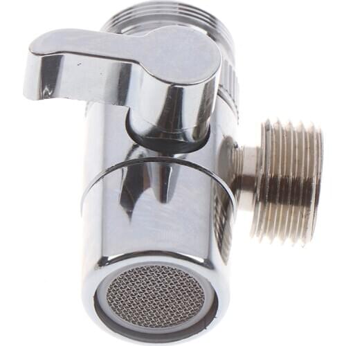 1PC Faucet Valve Diverter Sink Valve Water Tap Faucet Splitter Adapter Bathroom Fixture Faucet Replacement