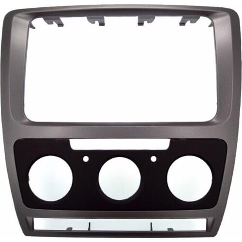 2Din Fascia For Skoda Octavia 2 2010-2013 o Stereo Panel Mounting Installation Dash Kit Trim Frame Adapter