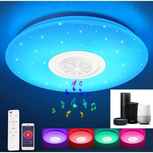300W WiFi Modern RGB LED Ceiling Light Home Lighting Tuya APP bluetooth Music Light Bedroom Smart Ceiling Lamp Remote Control