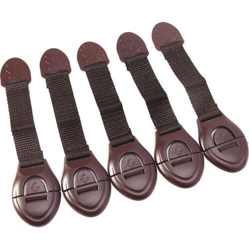 5pcs/lot Cabinet Door Drawers Refrigerator Toilet Safety Locks for Kids Baby MAY18-A