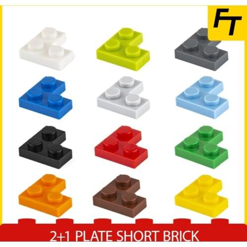 50pcs Small Particle 2420 2+1 Plate Brick Building Block Parts DIY Building Block Compatible with Creative Gift Castle Toys