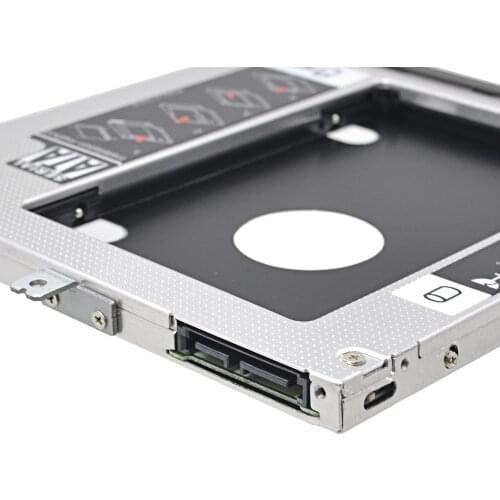For Lenovo ThinkPad T440P T540P W540 Optibay 2nd HDD Caddy 9.5mm SATA 3.0 For 2.5'SSD DVD Drive Case Enclosure CD-ROM Adapter