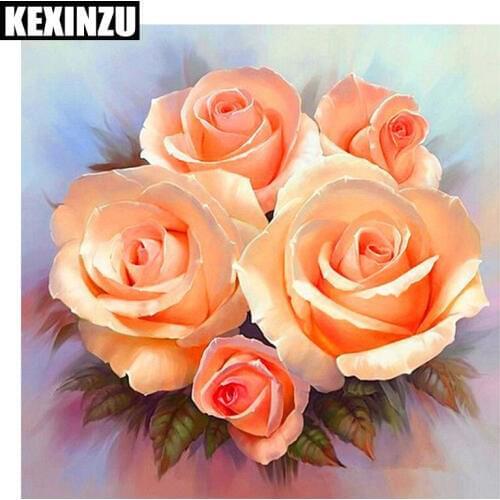 DIY Full Square/Round Diamond embroidery"Peony"Embroidery Cross Stitch Rhinestone Diamond Painting Mosaic Home Decor