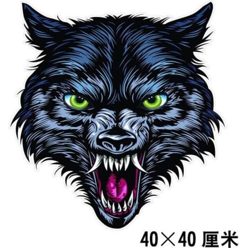 Automotive vinyl stickers auto parts super sales,reflective wolf head, car window decoration for Volvo car All models are